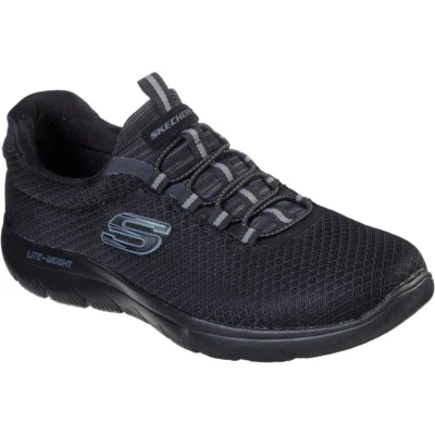 Skechers Summits Herren Sneaker Skechers Slip On Memory Foam Turnschuhe All Black