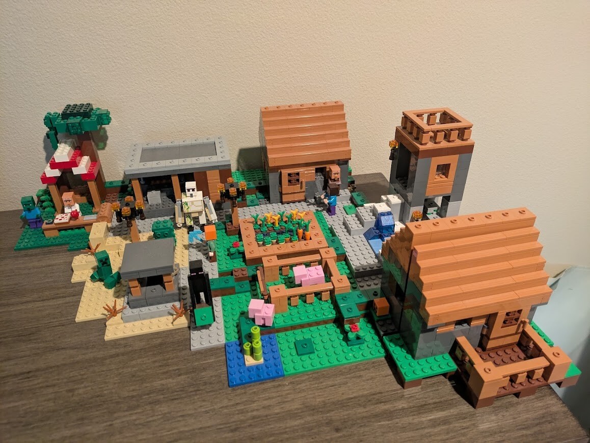 Купить LEGO Minecraft 21128 Village Complete Instructions Extras