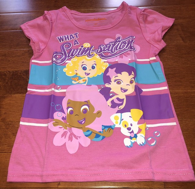 Bubble Guppies *With NAME* 2nd second 2 Birthday Purple Tutu dress Fast Shipping
