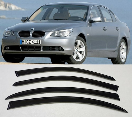 BMW E60 5 car SMOKE TINT WINDOW VISOR 