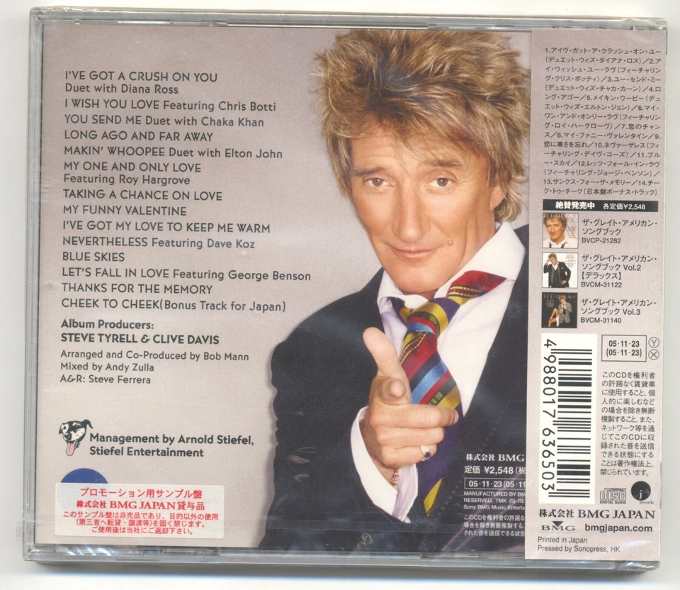 Rod Stewart– Thanks For The Memory CD BVCM-31177 Promo NEW! free shipping - Bild 2 von 2