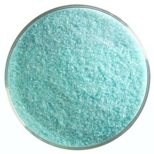 0116 Turquoise Blue Opal FINE Full Jar 16 ounces 90 COE Bullseye Frit Glass