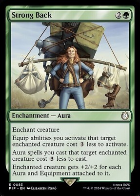Strong Back - Beyond the Multiverse Fallout - PIP 83 - NM EN - MTG