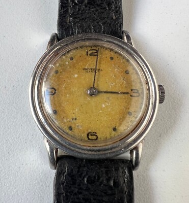 Universal Geneve Cal 255 Manual Watch Vintage Mens Beige Dial To  Restoration