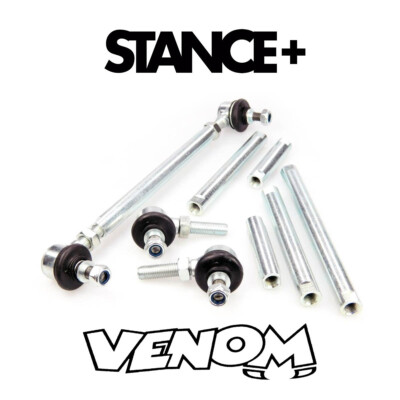 Stance+ Adjustable Front Drop Links 150mm-320mm M10 M12 VW Transporter 2003-2015
