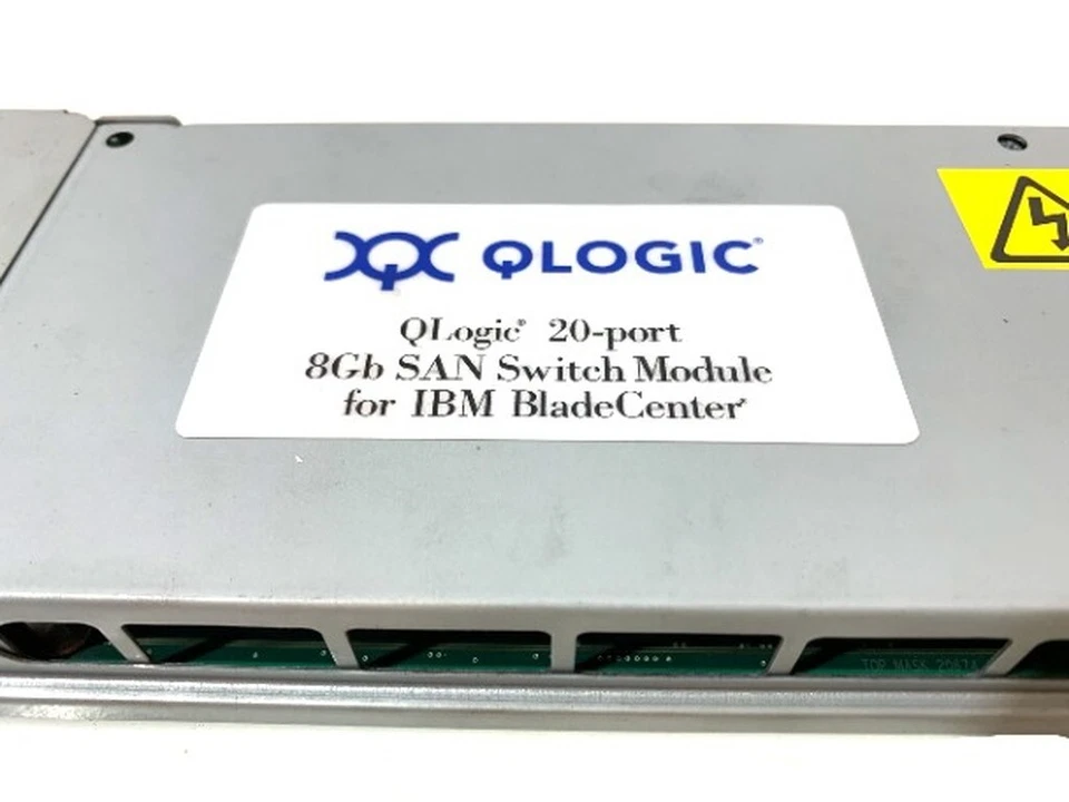 QLogic 20-Port 8 Gigabit FC Switch Module for IBM BladeCenter PN:44X1914 - Image 4 of 4
