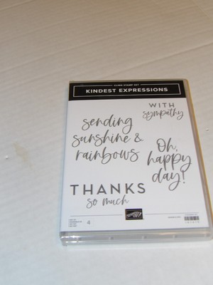 Stampin Up Stamp Set Kindest Expressions Never Used
