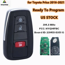Keyless Smart Key for Toyota Prius 2016-2021 Remote Fob Unlocked HYQ14FBC - 0351