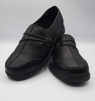 COMFORTVIEW Shoe Natalia Womens 9.5 WW Black  Style #36-3204-9 NEW