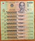 Vietnamese Dong 4 Million ( 8 x 500000 Note ) Vietnam VND Note Currency Money #1