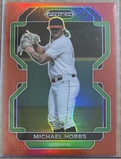 Michael Hobbs 2022 Panini Prizm Draft Picks #PDP220 Red Prizm