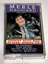 Merle Haggard A Living Legend Country Music Cassette 1H55