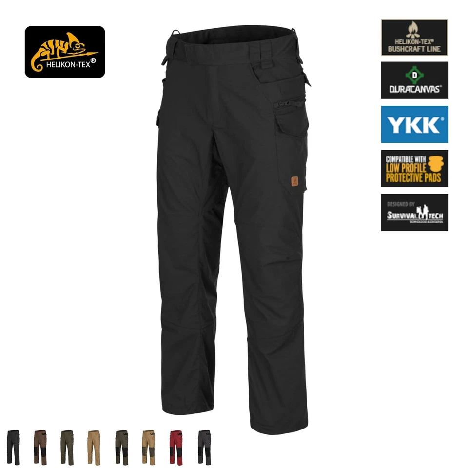 Pantaloni Helikon-Tex PILGRIM materiale duracanva bushcraft outdoor sopravvivenza tubo