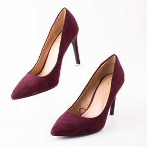 plum high heels