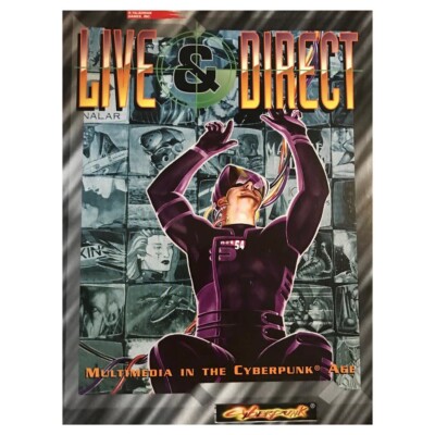 Cyberpunk 2020 RPG: Live & Direct Media Sourcebook R. Talsorian Games RTGCP3431