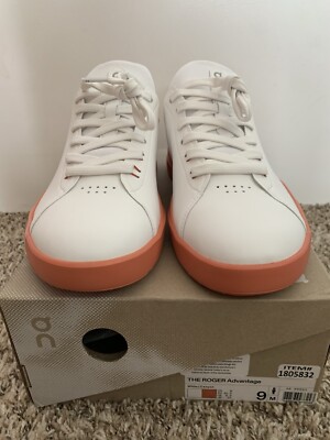 On The Roger Advantage White - 48-98962 - Size 9 Mens