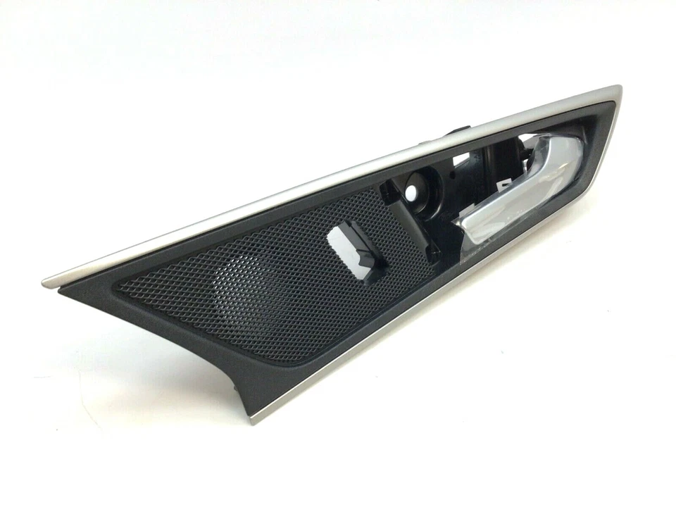 Ford Edge 2015-2020 delantero derecho lado del pasajero interior negro cromo manija de puerta Foto 2 de 4