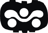 Bosal 255-811 Gummistreifen, Abgasanlage Passend FüR Fiat
