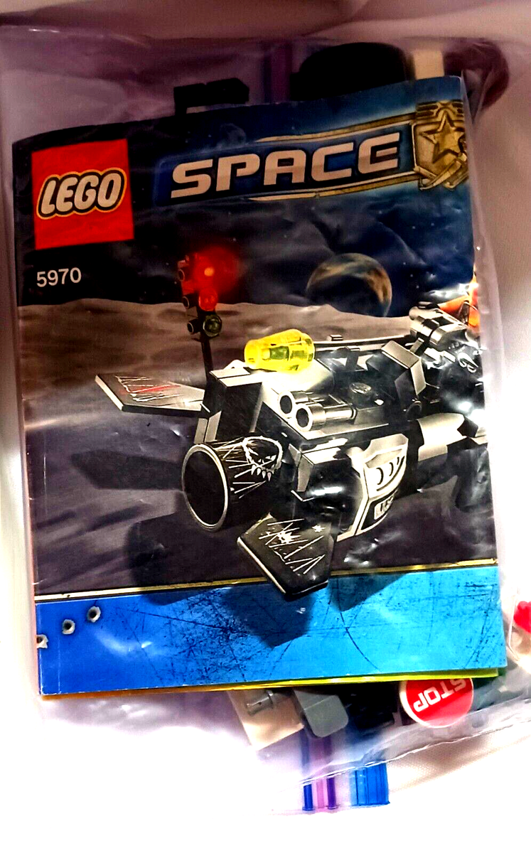 5 LEGO INCOMPLETE SETS NINJAGO, POWER RANGERS, ATLANTIS, SPACE