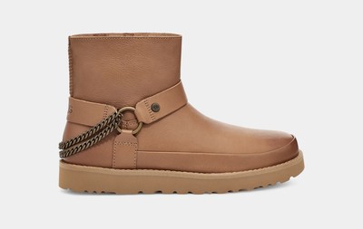 Größe 5 6 || UGG Boots || Damen UVP 145  Leder Schuhe || Chestnut Mini Chains
