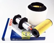 BOSCH SERVICE KIT AUDI A5 3.0 TDi (211,240 bhp) FILTERS AIR OIL FUEL CABIN