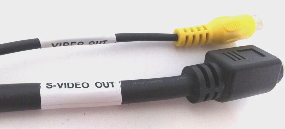 TV Computer Cable Adapter Converter BOC TV Out0 To S-Video/Video Out AV - Image 2 of 4