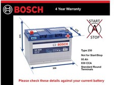 Battery fits ISUZU RODEO TROOPER PICKUP ELF MU WIZARD FARGO MIDI 250
