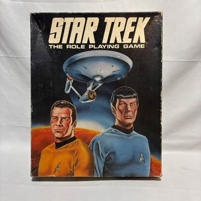 #ad 1983 Star Trek The Role Playing Game Boxed Set FASA Complete Vintage TOS RPG Kit $58.45