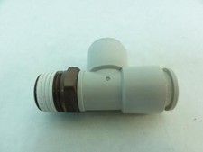 184835 New-No Box; SMC KQ2Y16-04AS Male Run Tee Fitting; 1/2" NPT; 16mm Tube OD