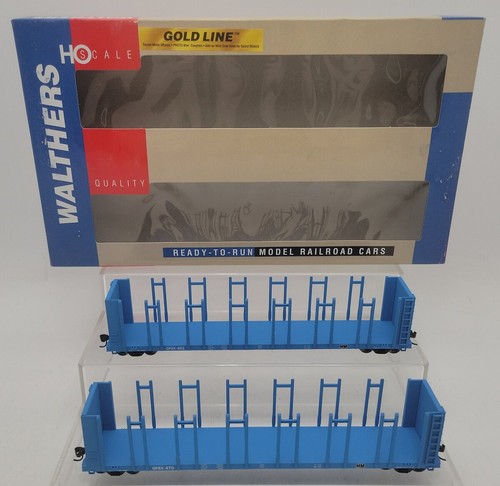 Walthers 932-23160 HO Scale GPSX Pulpwood Flatcar 2-Pack LN/Box | Condition: Used