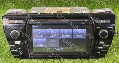 2014-2018 Toyota Corolla Radio Lecteur CD Navigation Pare-Brise 86140-02470 Feo