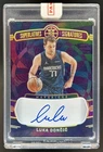 2021-22 Panini Illusions Luka Doncic Superlatives Signatures Purple Auto #1/1