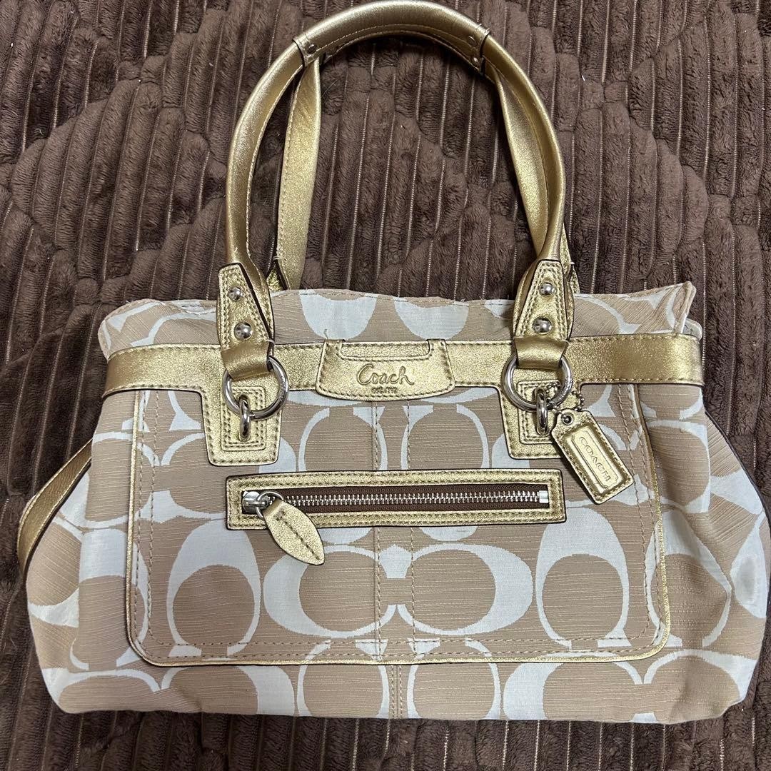 COACH 13290 Signature Handbag Tote #CB