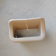 1999-2007 Ford F250 F350 Crew Cab Tan Rear Seat Belt Retainer Trim Oem