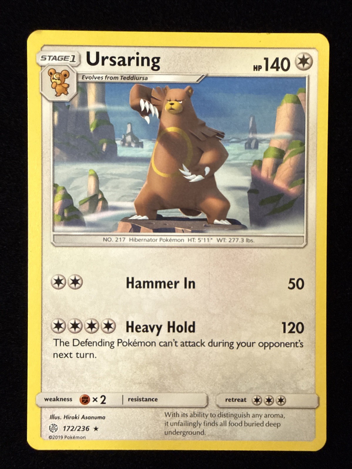Ursaring - Cosmic Eclipse - 172/236 - Pokemon TCG - LP