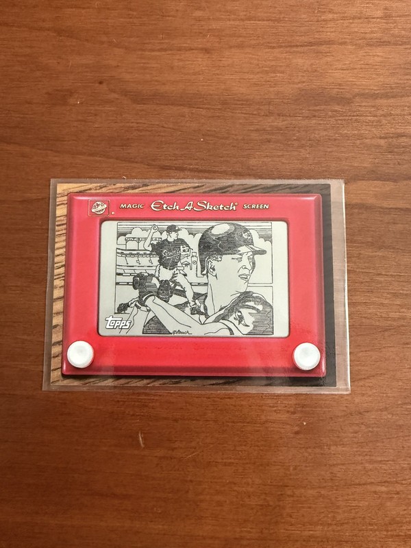 1998 Topps Etch A Sketch Cal Ripken Jr. Card #ES-7 near mint-mint