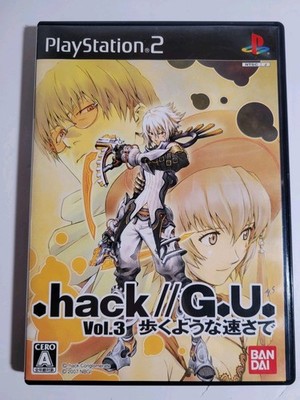 .hack G.U. Vol. 3: Aruku Youna Hayasa De (Sony PS2) Japanese Import - No Manual