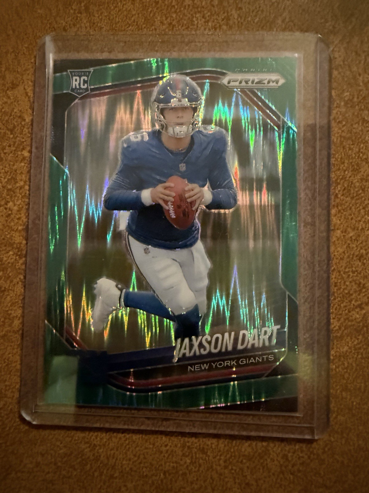 2025 prizm jaxson dart 332 green flash