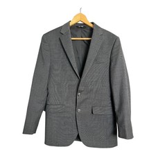Jos. A. Bank Gray Wool Slim Fit Traveler Blazer Sport Coat 38 Regular Preppy
