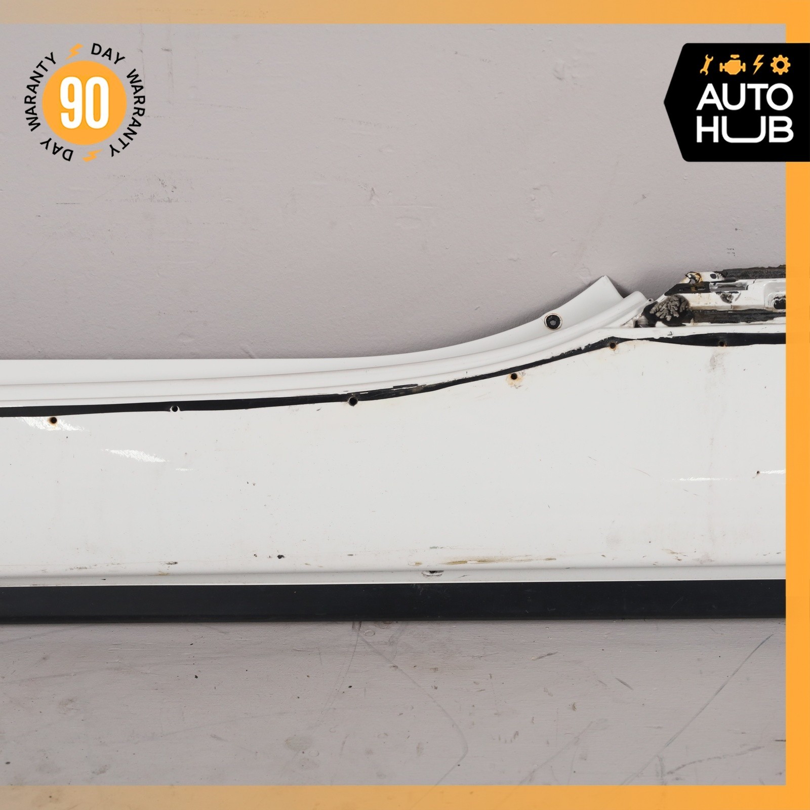 12-18 Bentley Continental GTC Convertible Left Driver Side Skirt White OEM