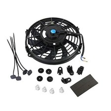 New Universal Slim Fan Push/Pull Electric Radiator Cooling Engine 9 Inch Black
