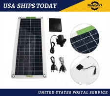 50W Solar Water Pump Kit 12V DC 800L/H for Garden Fountain Pool Outdoor Use