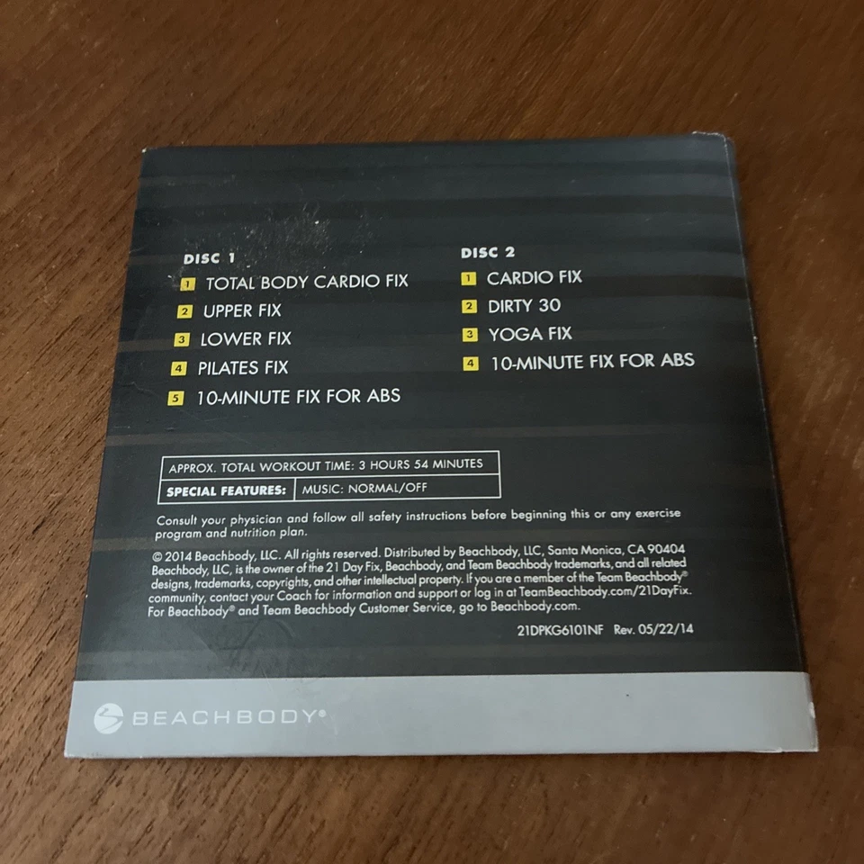 21 Day Fix 2 DVD Disc Set Beachbody Autumn Calabrese 9 Workouts Exercise Cardio - Image 3 of 3