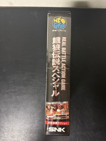 Fatal Fury Special SNK Neo Geo AES ROM Cartridge Box Manual Tested Japan Import