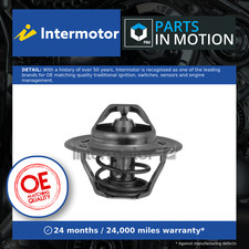 Coolant Thermostat fits FORD FIESTA Mk3, Mk4 1.3 89 to 02 Intermotor 6526879 New