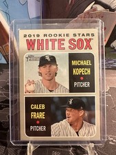 2019 Topps Heritage #7 2019 Rookie Stars (Michael Kopech / Caleb Frare)