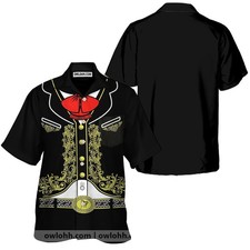 Cinco De Mayo Mariachi Mexico Costume Cartoon Unisex Hawaiian Shirt