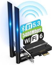 Wifi 6E Pcie Wifi Card for Desktop PC AXE5400 Nf-P395 ,Intel Ax210,Bluetooth 5.