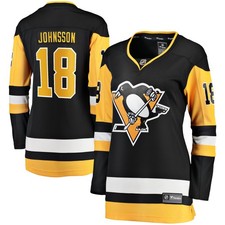 Women's Fanatics Andreas Johnsson Black Pittsburgh Penguins Home Breakaway