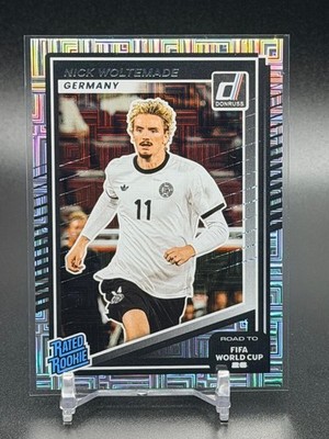 2025-6 Donruss SILVER MAZE PRIZM FIFA World Cup #208 Nick Woltemade Germany